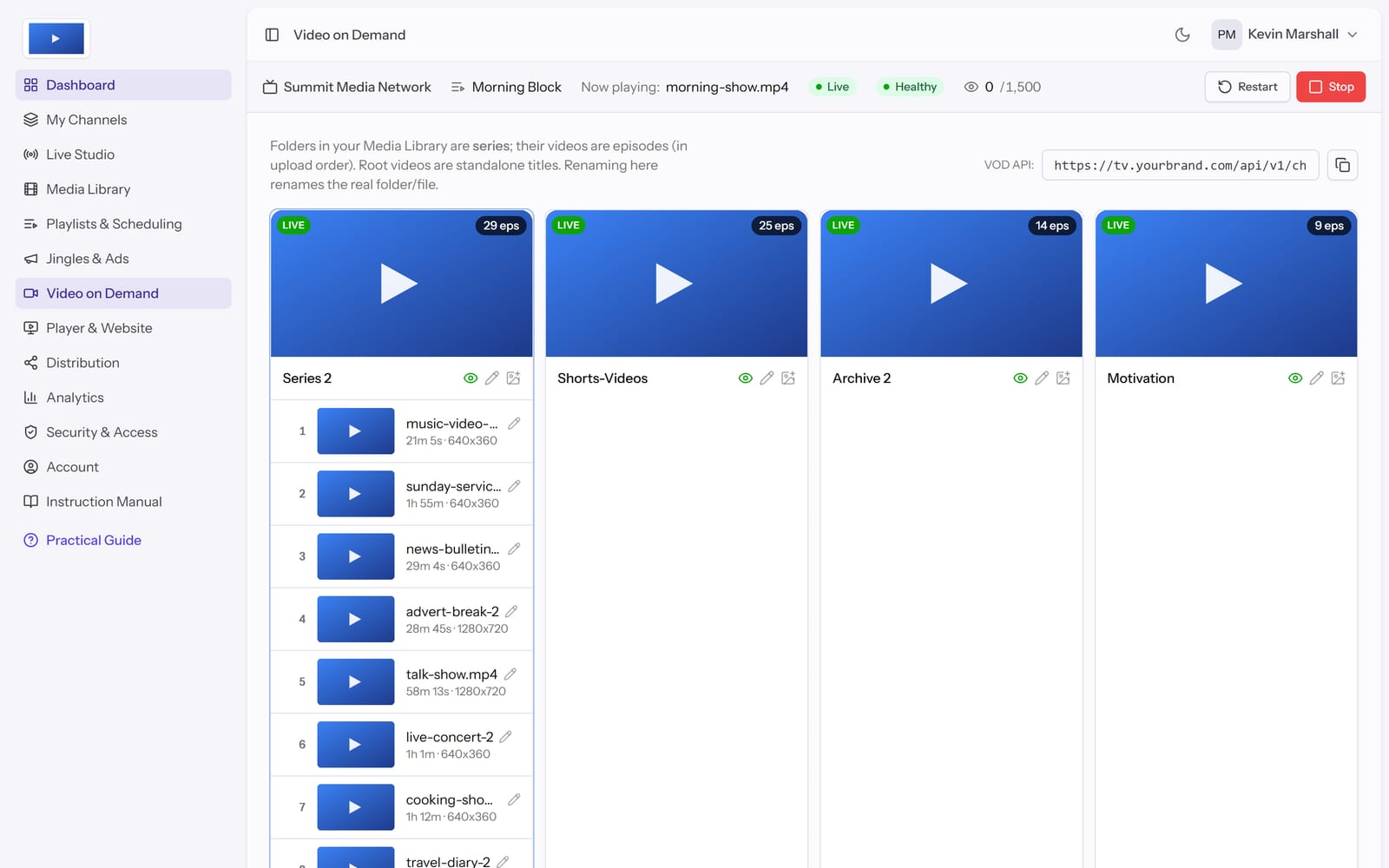 Video on demand
