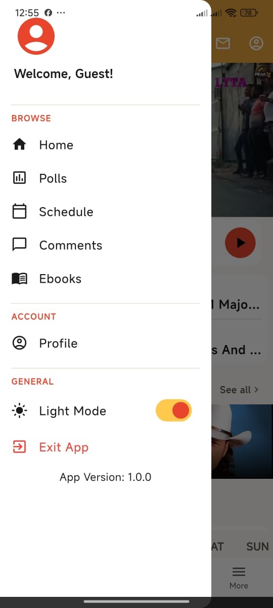 App screen 1